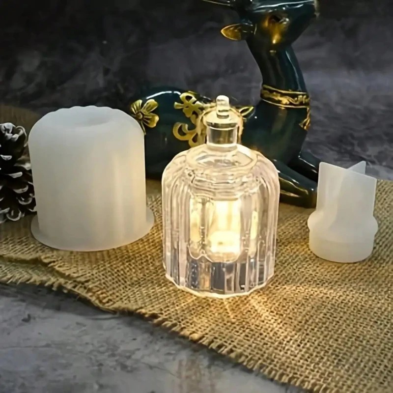 Pendant Lighting Christmas Decor - Полосатая цилиндрическая форма для литья из