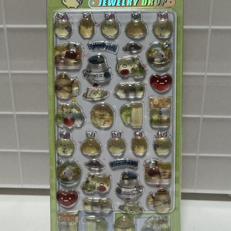 Lighting Decor Items - Наклейки Sumikkogurashi: милые объемные 3D-стикеры для