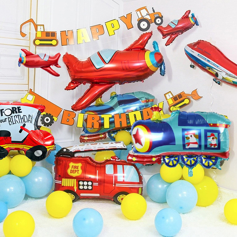 Самолет, автомобиль, фольгиров – обзор и цена Lighting Mcqueen Birthday Decor