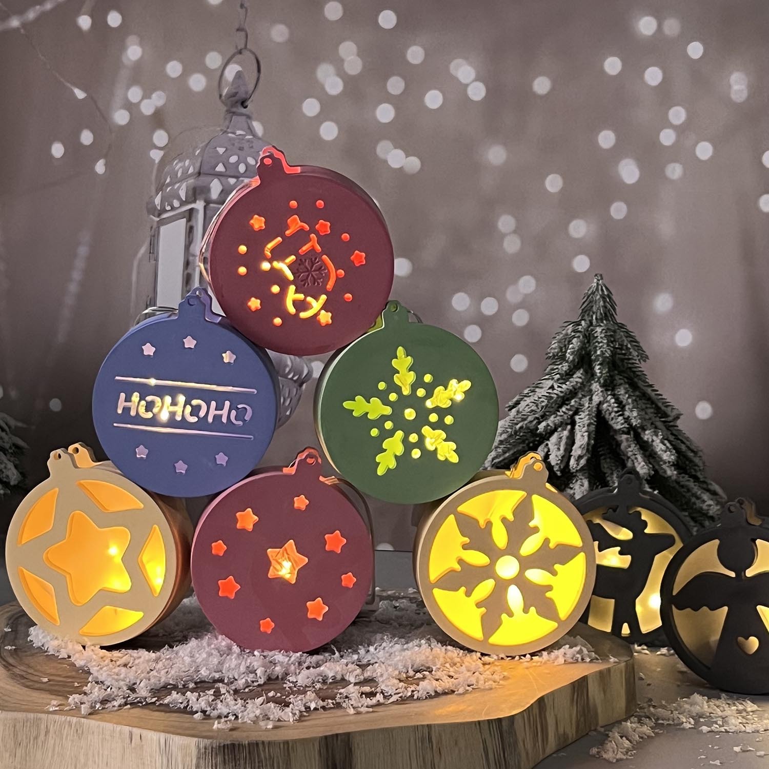 Рождественская серия, ночник,  – обзор и цена Pendant Lighting Christmas Decor