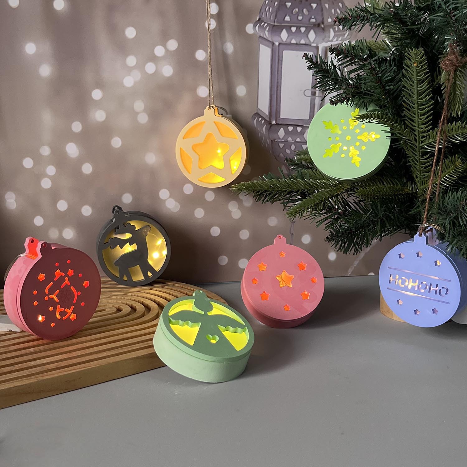 Рождественская серия, ночник,  – обзор и цена Pendant Lighting Christmas Decor