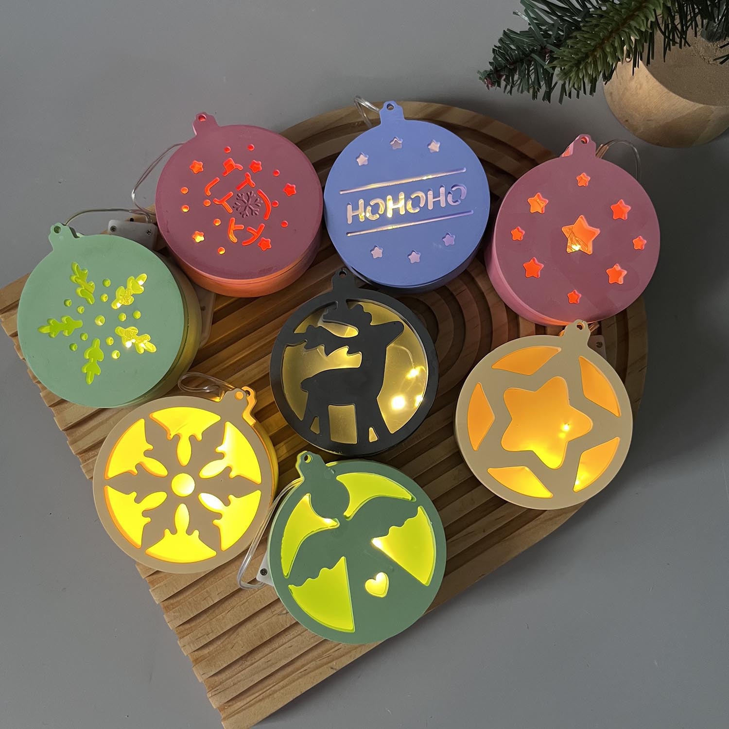 Рождественская серия, ночник,  – обзор и цена Pendant Lighting Christmas Decor