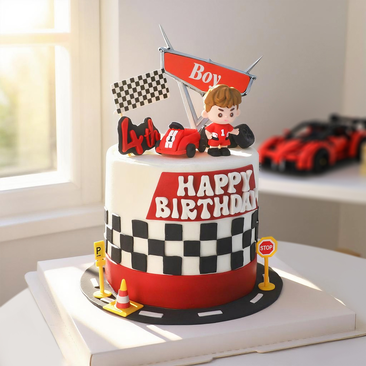 Декор для торта на день рожден – обзор и цена Lighting Mcqueen Birthday Decor