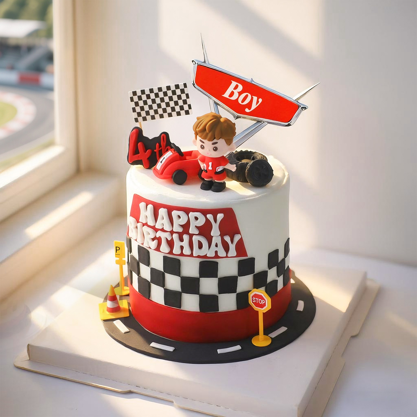 Декор для торта на день рожден – обзор и цена Lighting Mcqueen Birthday Decor