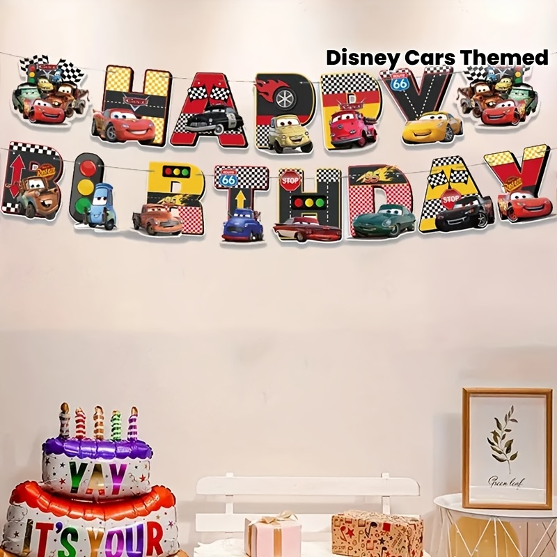 Дисней Минни, Стич, Молния Мак – обзор и цена Lighting Mcqueen Birthday Decor
