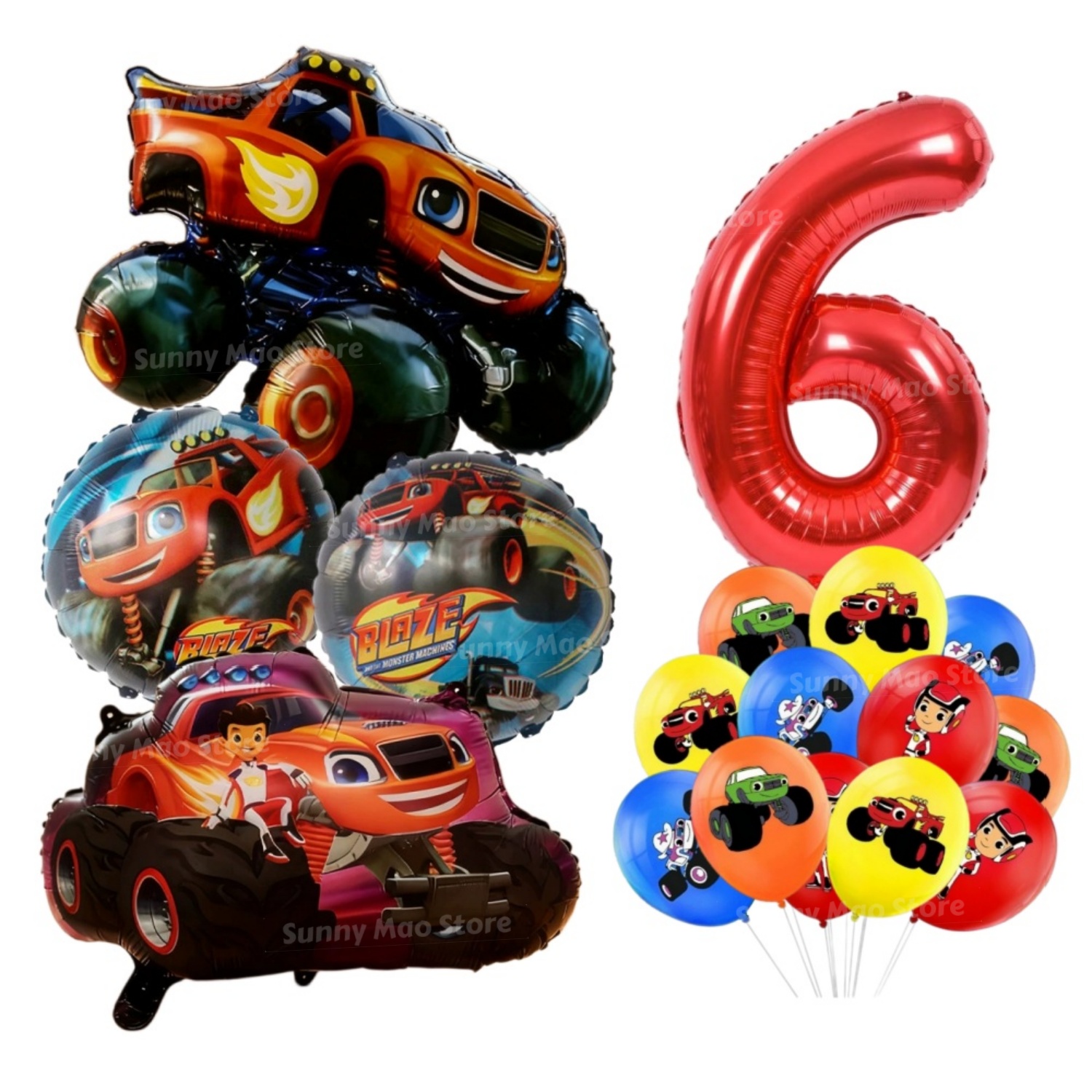 Набор для украшения дня рожден – обзор и цена Lighting Mcqueen Birthday Decor