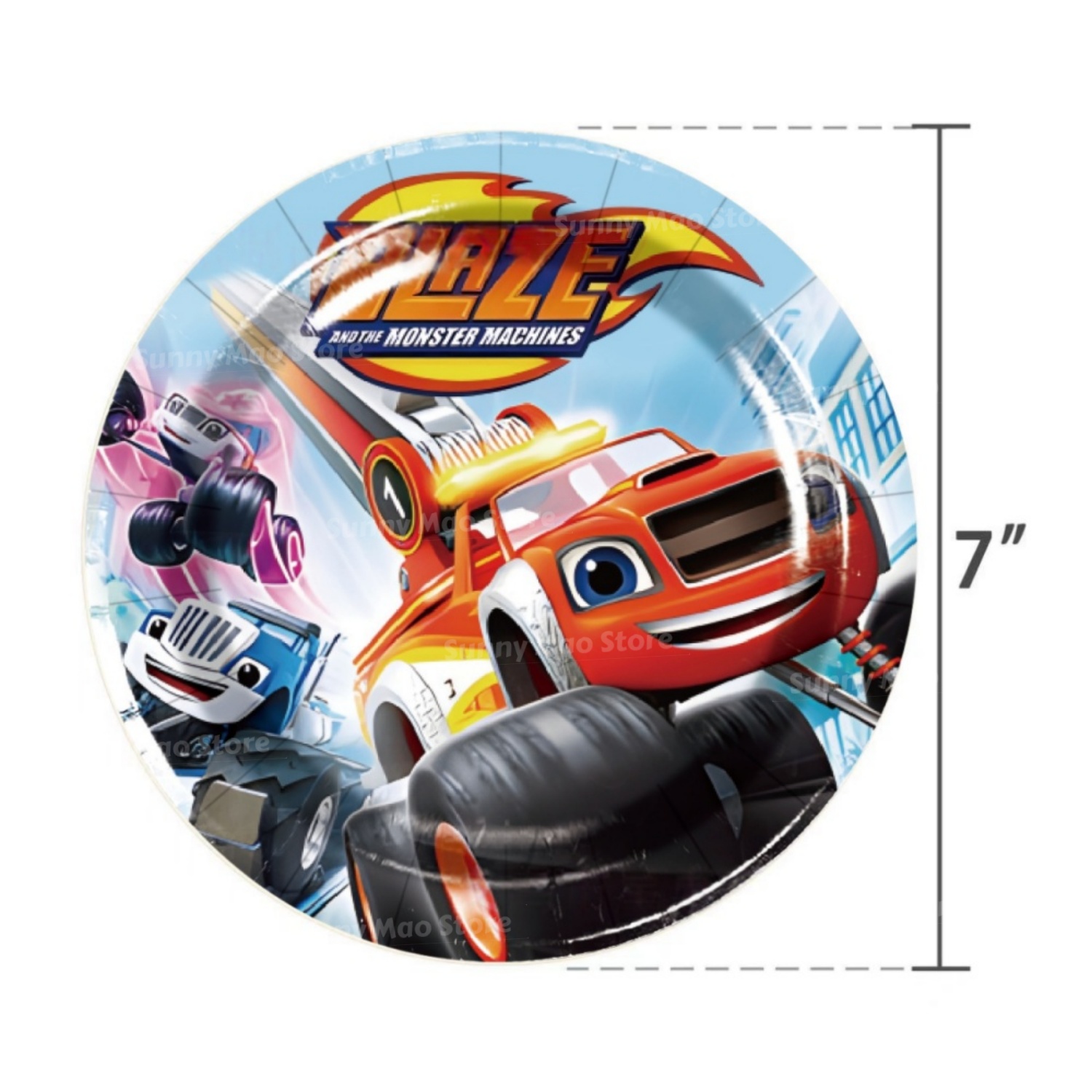 Набор для дня рождения «Блейз  – обзор и цена Lighting Mcqueen Birthday Decor