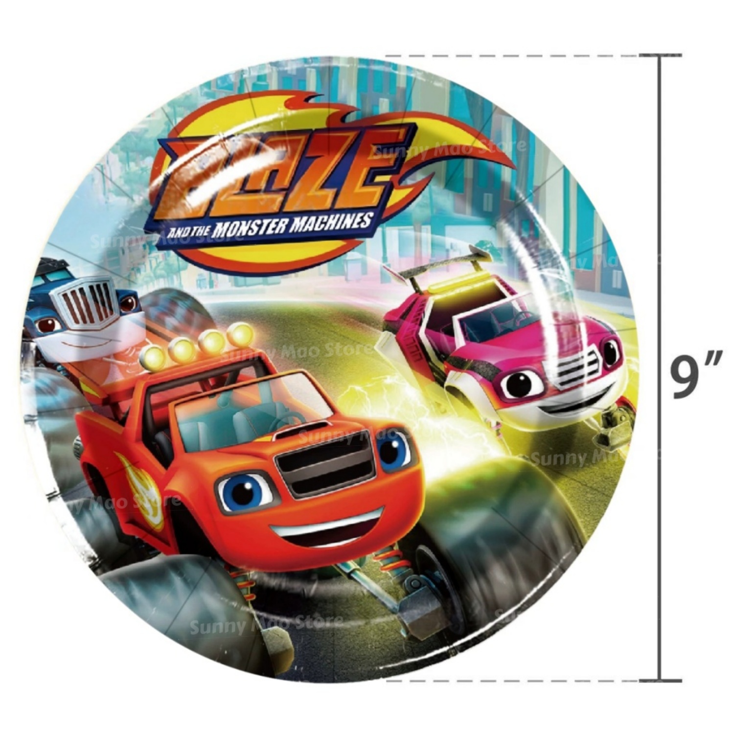 Набор для дня рождения «Блейз  – обзор и цена Lighting Mcqueen Birthday Decor