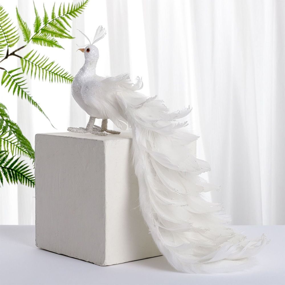 Имитация белого павлина, краси – обзор и цена Pendant Lighting Christmas Decor